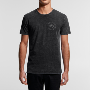 HPY Unisex Stonewash Tee (Black)