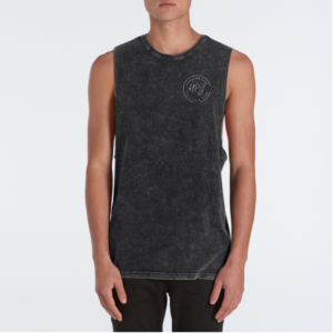 HPY Mens Stonewash Tank (Black)